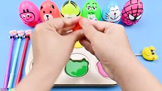 Satisfying Video | How To Make Pig Lollipop with Color Tray Pig Cutting ASMR | Zon Zon