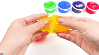 Satisfying Video | How To Make Mixing Rainbow Syringe from Slime Cutting ASMR | Zon Zon