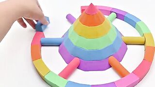 Satisfying Video | How To Make Magical Hat from Kinetic Sand Cutting ASMR | Zon Zon