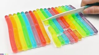 Satisfying Video l How To Make Sticks Gummy with Jelly Cutting ASMR | Zon Zon
