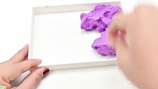 Satisfying Video | How To Make Kinetic Sand Rainbow Pencil Cutting ASMR | Zon Zon
