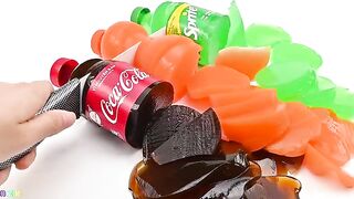 Satisfying Video l How To Make Coca, Fanta, Sprite with Jelly Cutting ASMR | Zon Zon