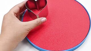 Satisfying Video | How To Make Cake Has Heart Filling with Kinetic Sand Cutting ASMR | Zon Zon