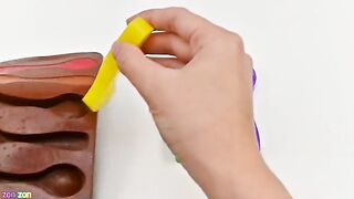 Satisfying Video l DIY How To Make Rainbow Spoon with Jelly Cutting ASMR | Zon Zon