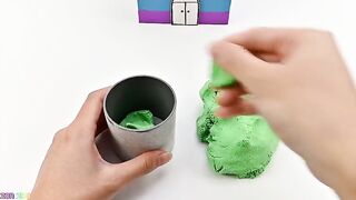 DIY How To Build Stilt House from Kinetic Sand & Model People, Tree | Satisfying Video