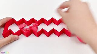 Satisfying Video l How To Make Kinetic Sand Foot and Nail Polish Cutting ASMR | Zon Zon