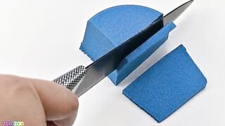 Satisfying Video l How To Make Kinetic Sand Square Watermelon Cutting ASMR #57 Zon Zon