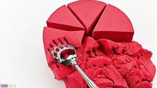 Satisfying Video l Kinetic Sand Shoes Cutting ASMR Compilation | Zon Zon