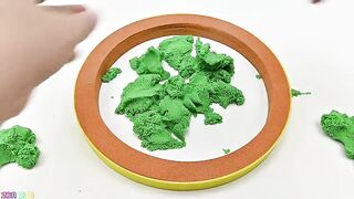 Satisfying Video l Kinetic Sand Coca Cola Bottles Cutting ASMR Compilation #41 Zon Zon