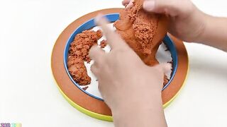 Satisfying Video l Kinetic Sand Kiwi Fruit Cutting ASMR #34 Zon Zon