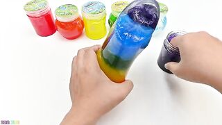 Satisfying Video l Mixing All My Slime Smoothie Foot Slime ASMR #22 Zon Zon