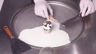 Satisfying Food Transformation - Cornetto Cone becomes rolled Ice Cream | fast Ice Cream Rolls ASMR