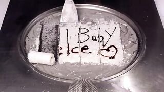 Satisfying Ice Cube Transformation - how to make Ice Cubes to Ice Cream | Ice Cream Rolls iced ASMR
