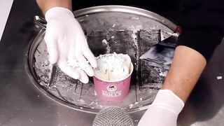 Satisfying Ice Cube Transformation - how to make Ice Cubes to Ice Cream | Ice Cream Rolls iced ASMR