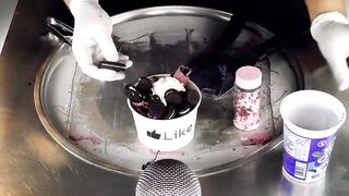 ASMR | mini OREO Ice Cream Rolls - satisfying Cookie Crushing and scratching Tingles & Triggers