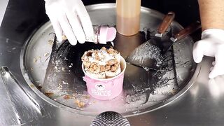 ASMR - salty Pretzel Sticks Ice Cream Rolls | crackling crinkling & crushing ASMR Tingles & Triggers