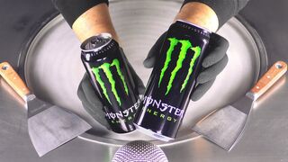 Monster Energy Drink Experiment - making Drinks to ultra cold Ice Cream | ASMR Ice Cream Rolls 芋泥