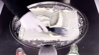 ASMR - Fanta & Sprite Ice Cream Rolls | this is how we make crazy Lemonade Ice Cream - ASMR Drinking