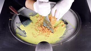 ASMR - Corncob Ice Cream Rolls | how to make Sweet Corn into rolled fried Ice Cream - so satisfying