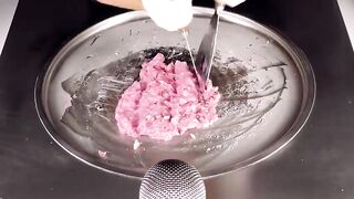 ASMR - KitKat Salt Lychee Ice Cream Rolls | how to make Japanese Treats to delicious fried Ice Cream