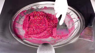 ASMR - Nerds Candy Ice Cream Rolls | oddly satisfying tapping & scratching with colorful Candies 4k