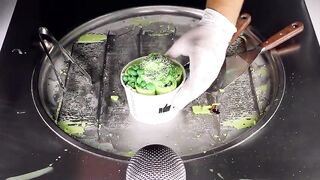ASMR - Monster Energy Ice Cream Rolls | how to make an Energy Drink to fried Ice Cream - Food Fusion