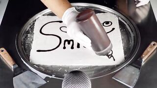ASMR - pink Raspberry Lemonade Ice Cream Rolls | how to make Capri-Sun to rolled fried Ice Cream 4k