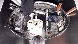 ASMR - Mountain DEW Ice Cream Rolls | oddly satisfying Video - Mountain Dew Citrus Blast / Food Art