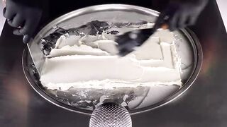 ASMR - Coca-Cola Vanilla Ice Cream Rolls | how to make Vanilla Ice Cream out of Cola - no talking 4k