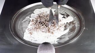 ASMR - мороженое with Alenka | how to make Russian Chocolate Ice Cream Rolls by Alonka Alönka | асмр