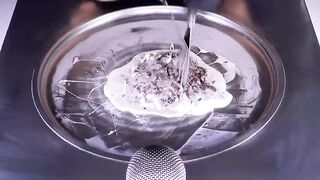 ASMR | Nutella & Toblerone - pure Chocolate Ice Cream Rolls / how to make fried Chocolate Ice Cream