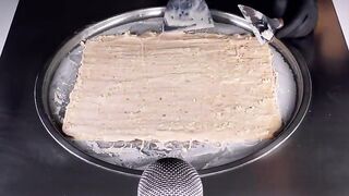ASMR - Noodles Ice Cream Rolls | how to make Pasta Napoli Ice Cream with Barilla & Tomato Sauce Food