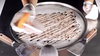 ASMR - pop.tarts Ice Cream Rolls | making pop tarts Hot Fudge Sundae to Ice Cream - Food Fusion 4k