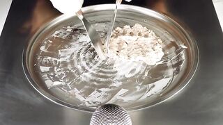 ASMR - milka Crunchy Break Ice Cream Rolls | how to make fried Ice Cream with Cookies & Chocolate 4k