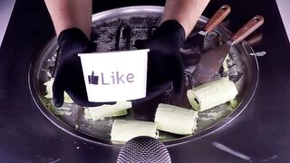 ASMR - MONSTER Energy Hydro Sport Super Fuel Ice Cream Rolls | oddly satisfying Video - Food ASMR 4k