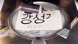 ASMR - oddly satisfying Cone Ice Cream Rolls | fast Triggers with rough tapping & scratching Tingles