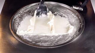 ASMR - Fanta Dragonfruit Ice Cream Rolls | oddly satisfying tapping & scratching relax sleep Video