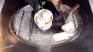 ASMR - Fanta Dragonfruit Ice Cream Rolls | oddly satisfying tapping & scratching relax sleep Video