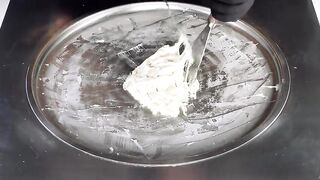 ASMR - Golden OREO Ice Cream Rolls | how to make satisfying fried Ice Cream with Oreo Cookies | Food