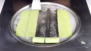 ASMR - Sprite Ice Cream Rolls | how to make oddly satisfying Ice Cream - tapping eating Food Mukbang