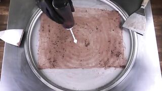 Satisfying Ice Cream Rolls with Hershey's Chocotubs - delicious fried Hersheys Ice Cream | ASMR Food
