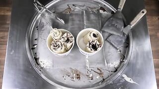 How to make MAGNUM Ice Cream Popsicles to delicious Ice Cream Rolls with Chocolate | satisfying ASMR