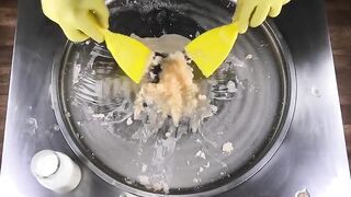 Ice Cream Rolls | how to make rolled fried Ice Cream with Chupa Chups Orange Lemonade | ASMR Food