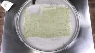 Ice Cream Rolls | Japanese Matcha KitKat  - how to make Chocolate and Green Tea rolled Ice Cream