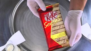 Ice Cream Rolls | delicious KitKat Senses rolled Ice Cream with Cocos & Chocolate | satisfying ASMR