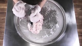 Ice Cream Rolls | how to make fried Ice Cream with Magnum white Chocolate & fresh Strawberry | ASMR