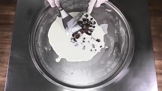KitKat Ice Cream Rolls | oddly satisfying ASMR Video with KitKat Chocolate Santa Claus for Christmas