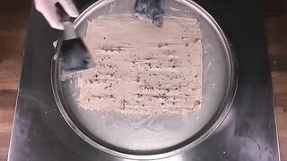 TWIX Ice Cream Rolls | fried Thailand rolled ice cream with TWIX Chocolate Bar | Satisfying ASMR