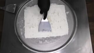 Honey Ice Cream Rolls | how to make Ice Cream with honey / Fried Thailand rolled ice cream roll ASMR