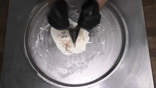 Chocolate Ice Cream Rolls with Maltesers Teasers | how to make Chocolate Bar Ice Cream - recipe ASMR